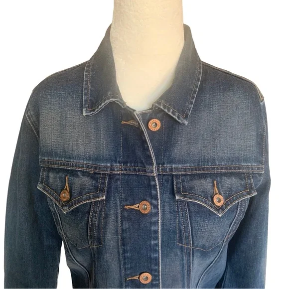 GAP Denim Jean Jacket Southwest Embroidered Native American Indian Art - Picture 7 of 13